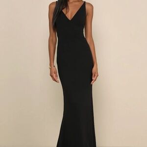Lulus Melora Black Sleeveless Maxi Dress - Size S